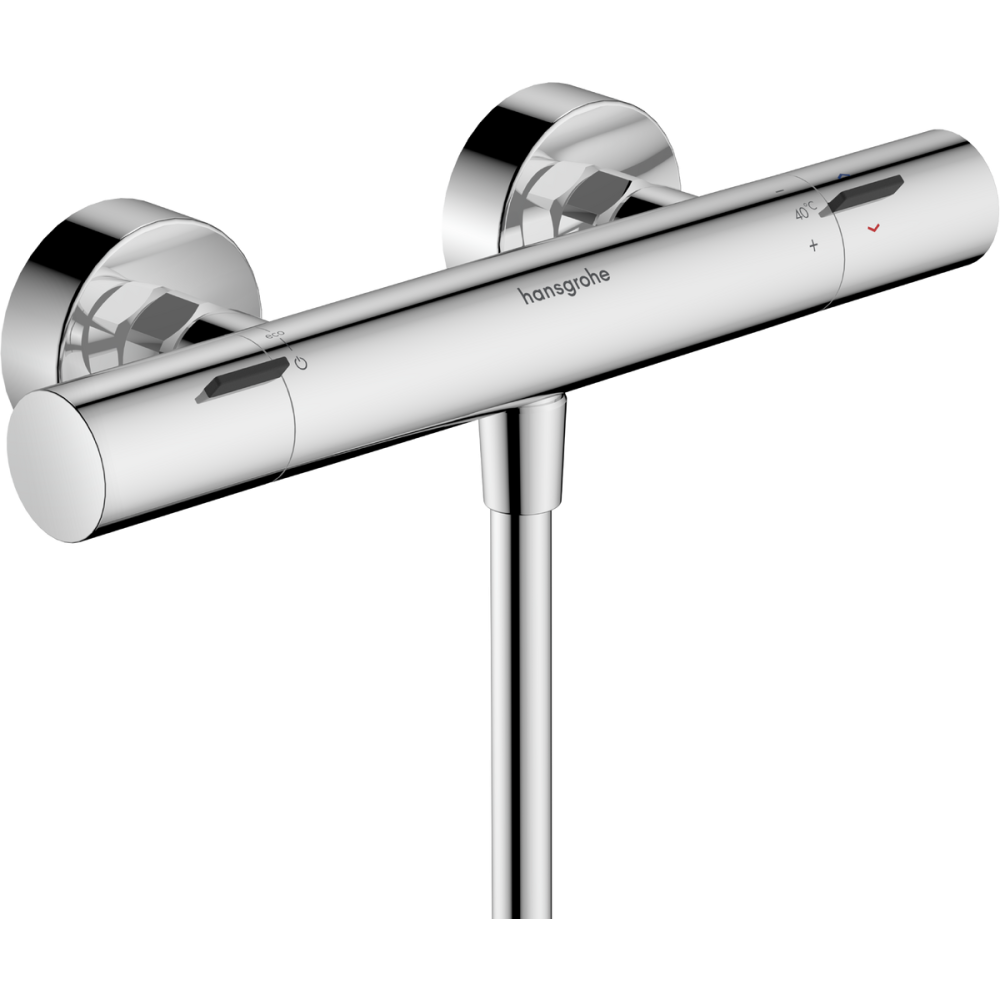 Термостат для душа Hansgrohe Ecostat Fine. с ограничителем температуры. 13323000. хром
