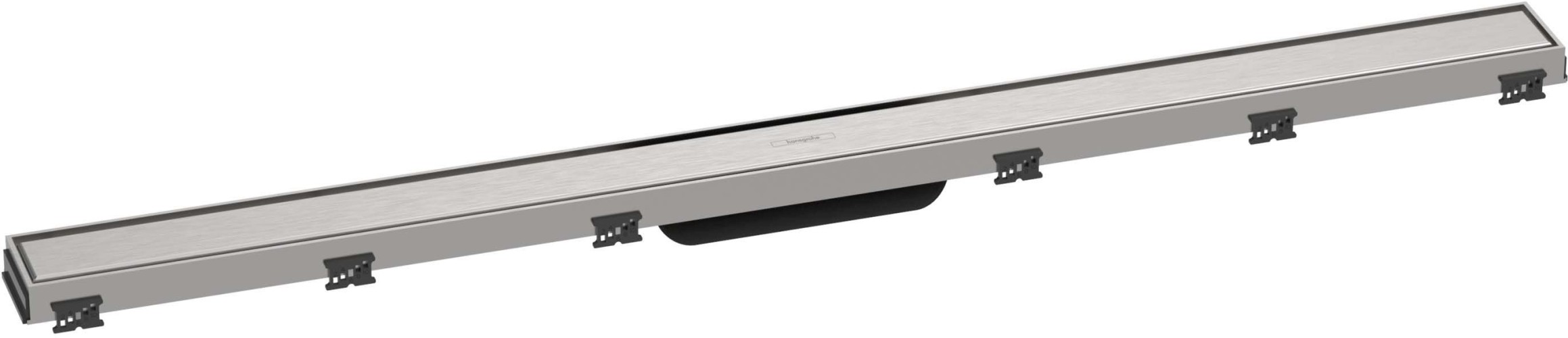 Внешняя часть трапа Hansgrohe RainDrain Rock 56041800 100 см нержавеющая сталь
