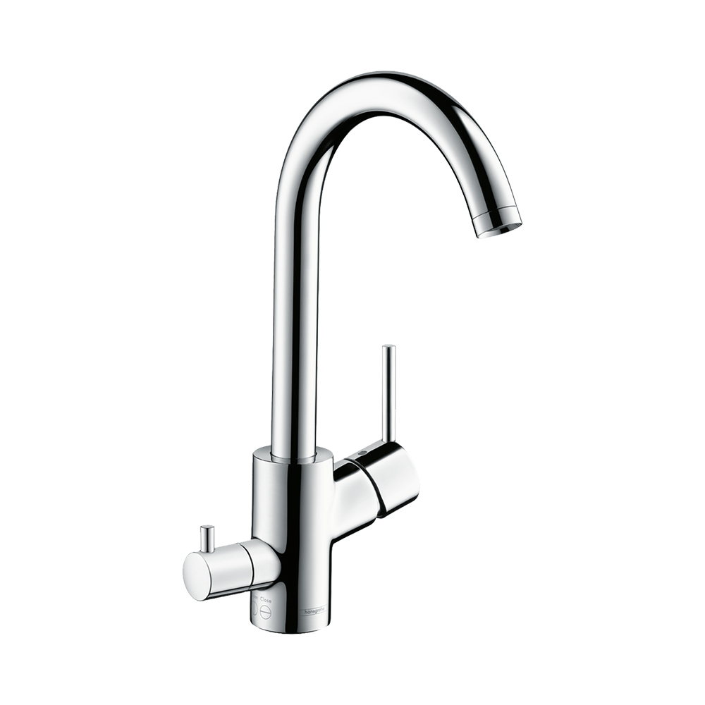 Hansgrohe Talis M52 Кухонный смеситель однорычажный 270 с запорным вентилем 1jet хром