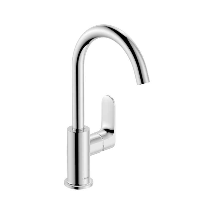 Hansgrohe Rebris S Смеситель для раковины 210 с поворотным изливом со сливным гарнитуром хром