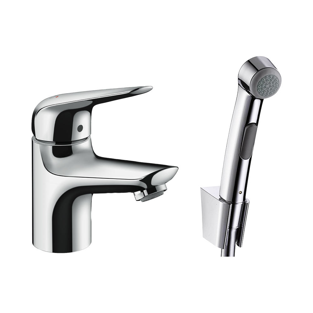 Hansgrohe Novus  Смеситель с гигиеническим душем хром