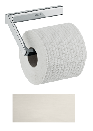 Держатель для туалетной бумаги AXOR Universal Softsquare без крышки, сталь