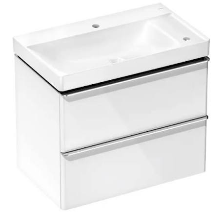 Тумба с раковиной Hansgrohe Xelu Q 54380000 780/475 белый/хром