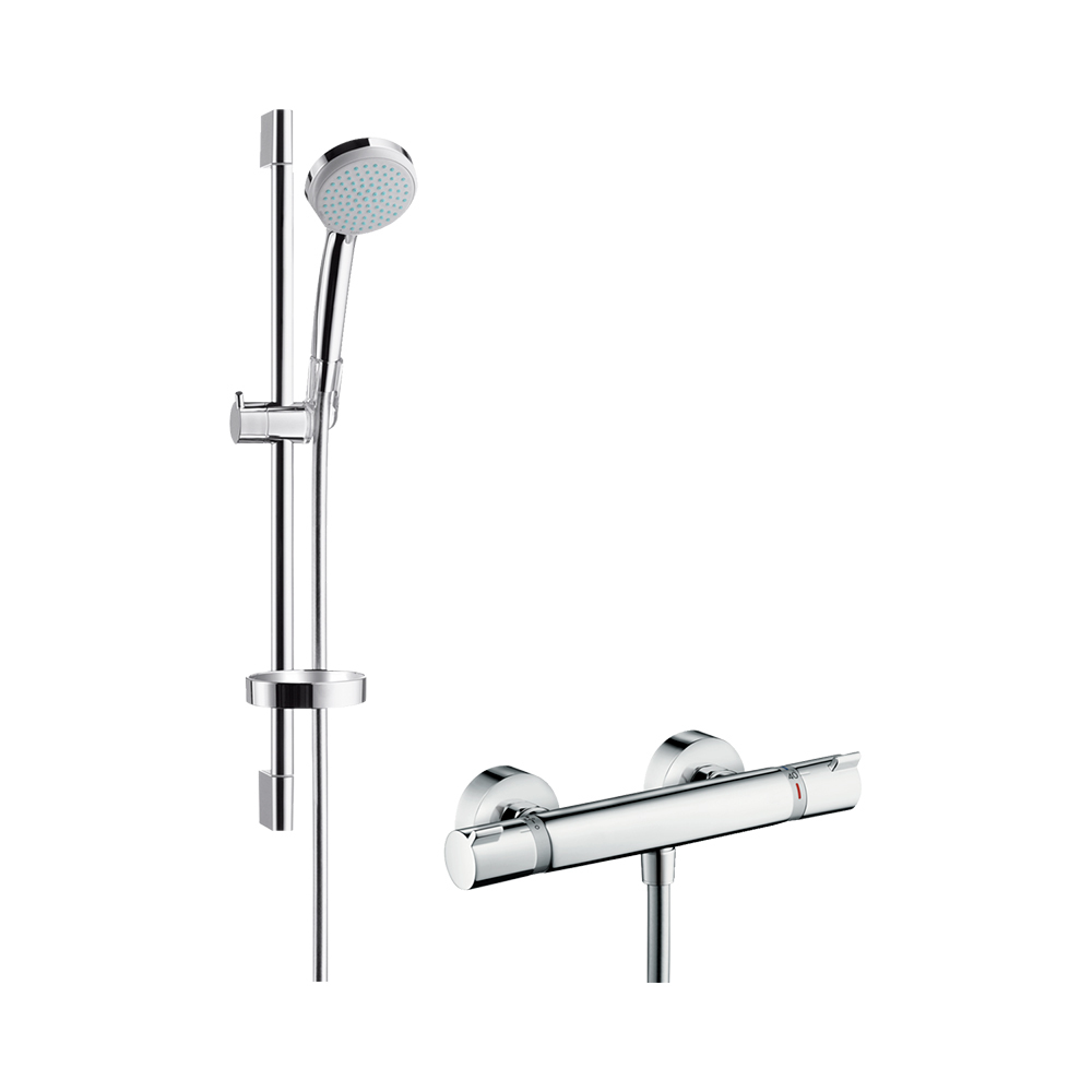 Hansgrohe Croma 100 Vario  Душевой набор EcoSmart/Ecostat Comfort Combi 65 см хром