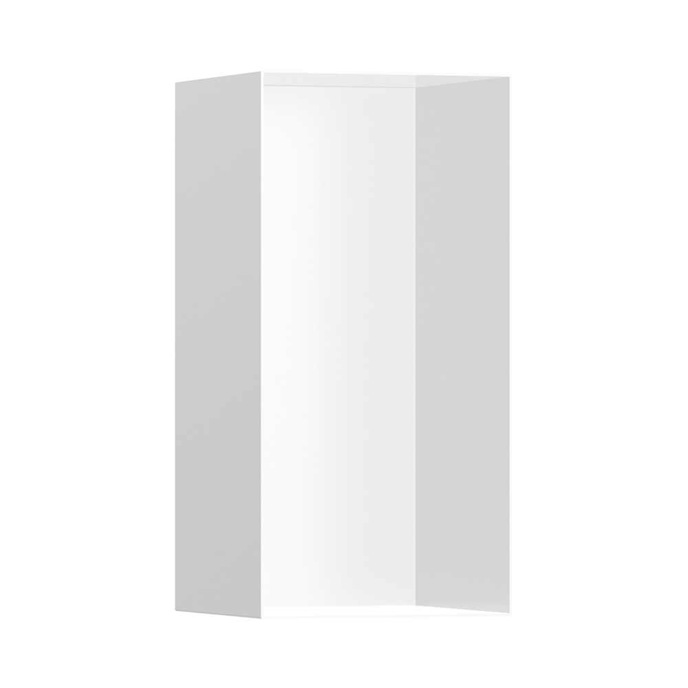 Hansgrohe XtraStoris Minimalistic Встраиваемая в нишу полка 300/150/140 белый матовый