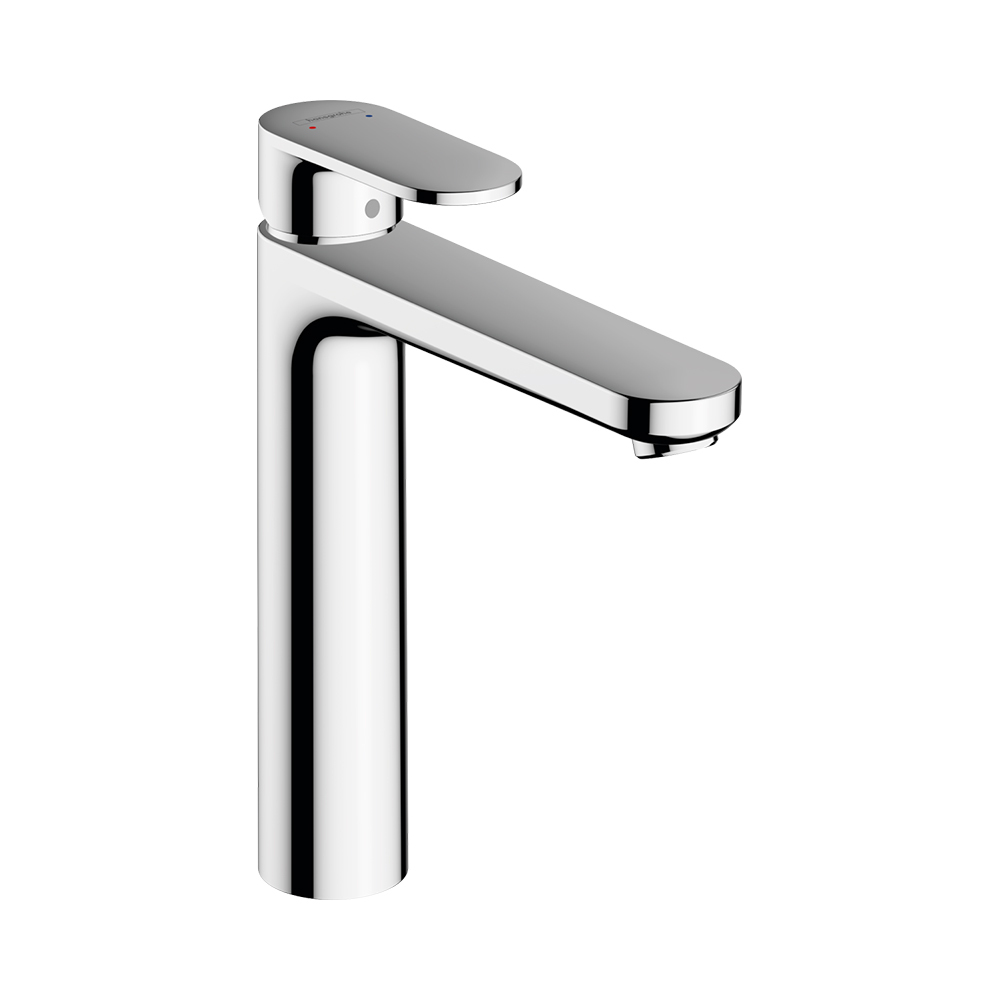 Hansgrohe Vernis Blend Смеситель для раковины однорычажный 190 с металлическим сливным гарнитуром хром