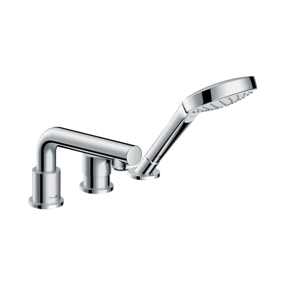 Hansgrohe Talis S Смеситель на край ванны на 3 отверстия хром