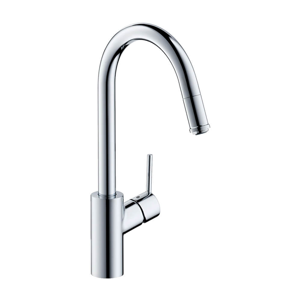 Hansgrohe Talis M52 Кухонный смеситель однорычажный 260 Eco с вытяжным изливом 1jet sBox хром