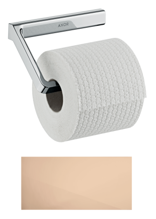 Держатель для туалетной бумаги AXOR Universal Softsquare без крышки, полированное красное золото
