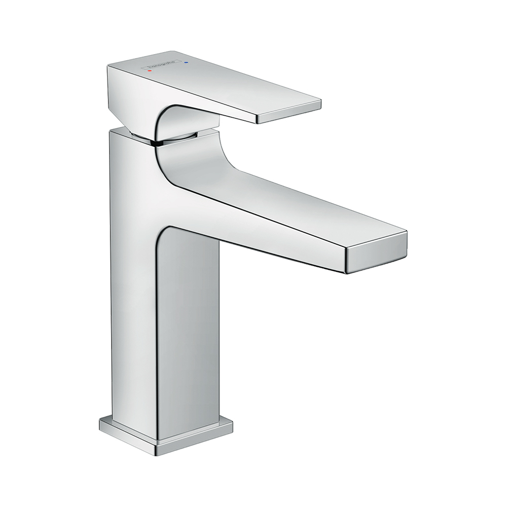 Hansgrohe Metropol Смеситель для раковины 110 однорычажный с рычаговой рукояткой и сливным гарнитуром хром