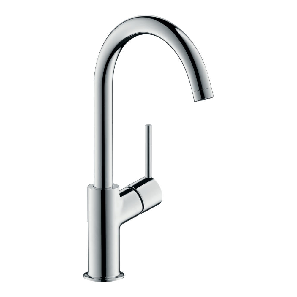 Hansgrohe Talis Смеситель для раковины, однорычажный, с фиксированным изливом и сливным клапаном Push-Open хром