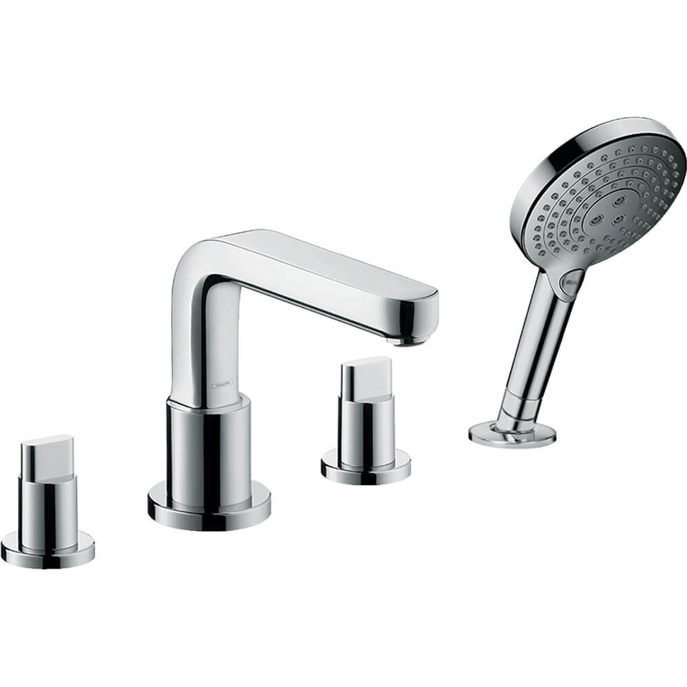 Hansgrohe Metris S Смеситель на край ванны на 4 отверстия хром