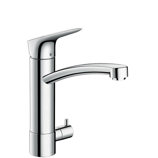 Hansgrohe Logis Смеситель для кухни 160 однорычажный с запорным вентилем для посудомоечной машины хром