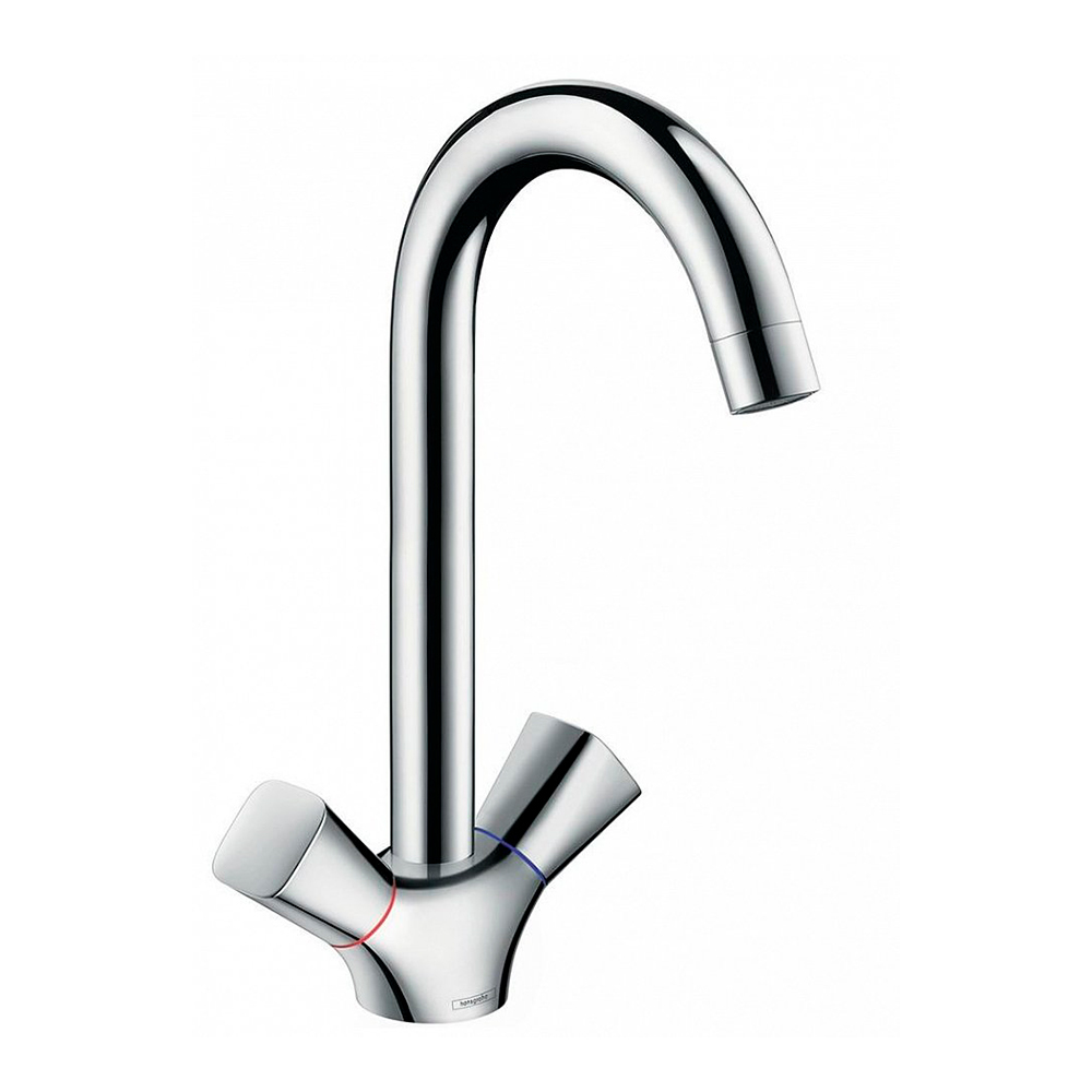 Hansgrohe Logis Смеситель для кухни с двумя рукоятками хром