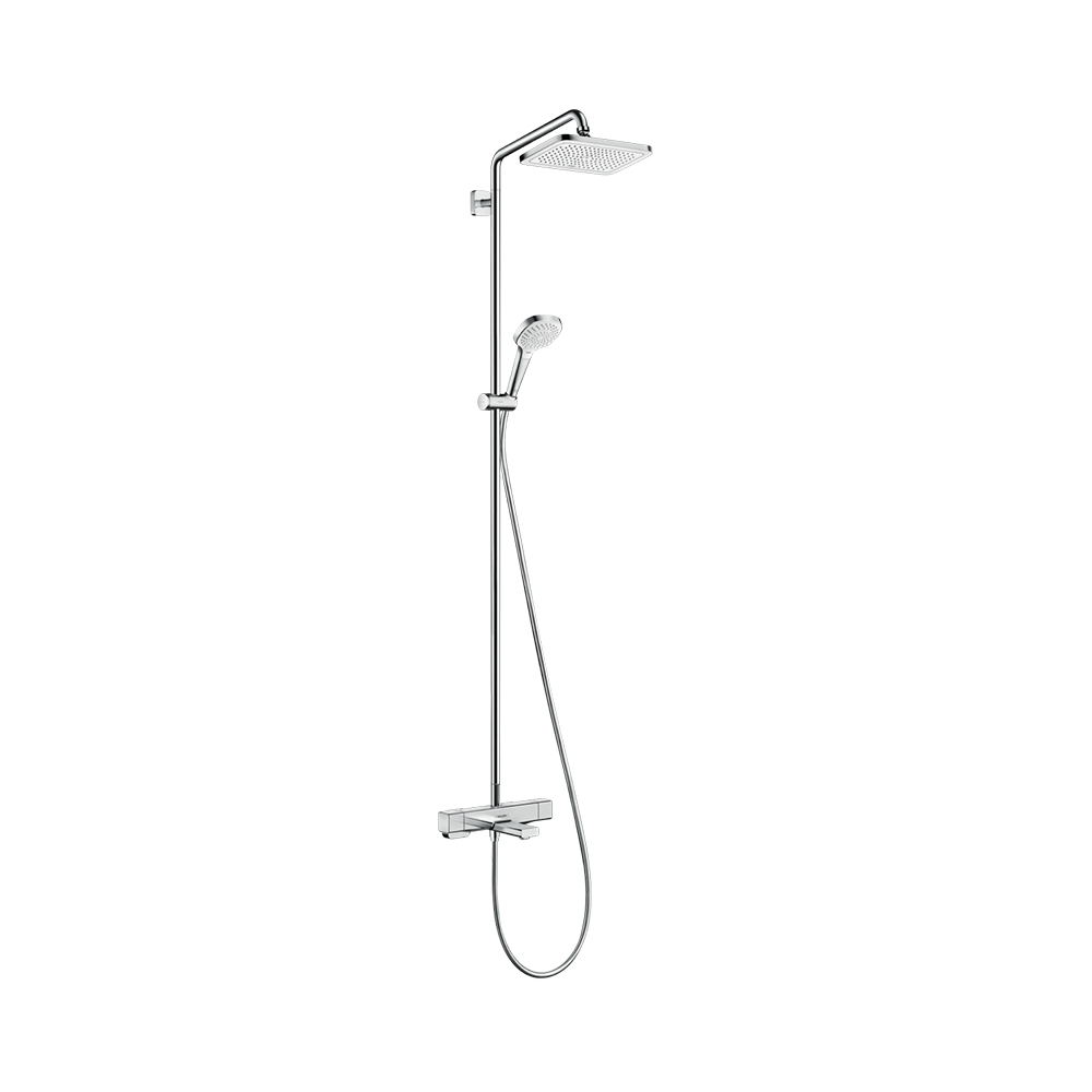 Hansgrohe Croma E Showerpipe 280 1jet Душевой набор с термостатом для ванны хром