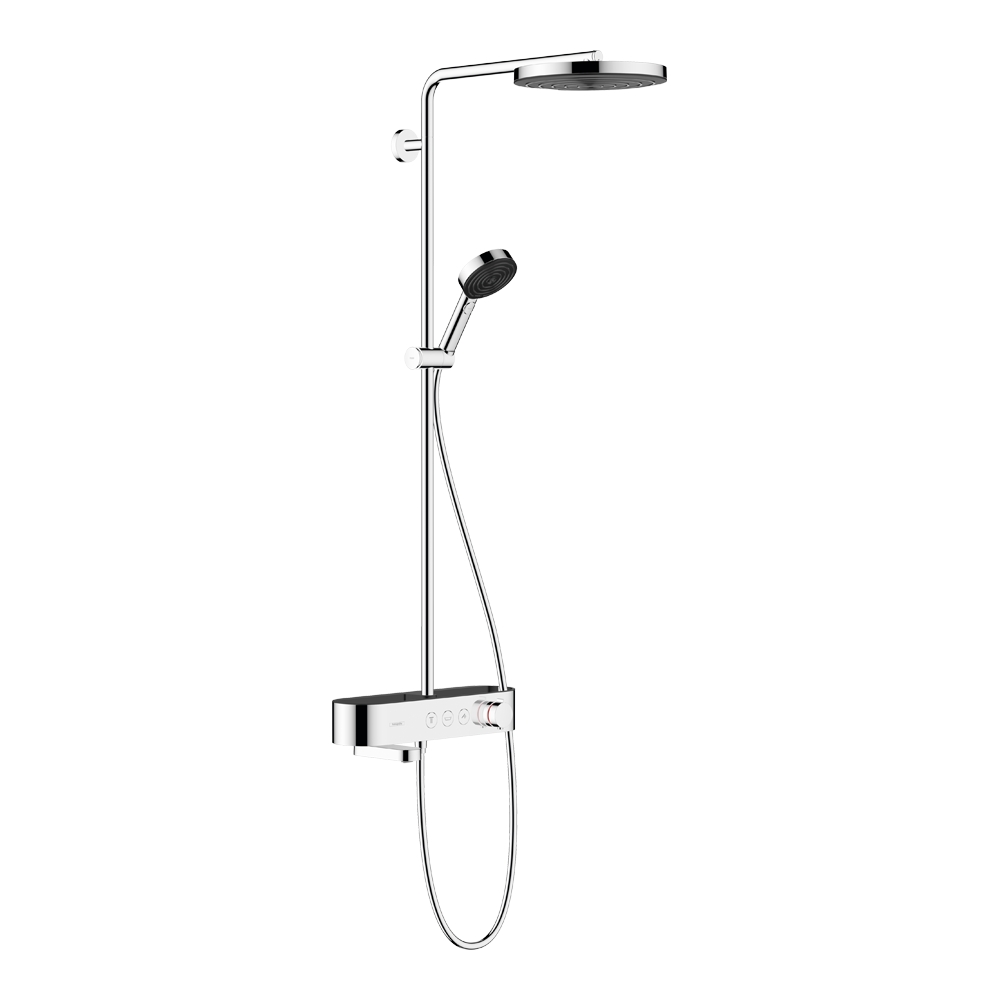 Hansgrohe Pulsify S Showerpipe Душевая система 260 1jet с термостатом для ванны ShowerTablet 400 хром