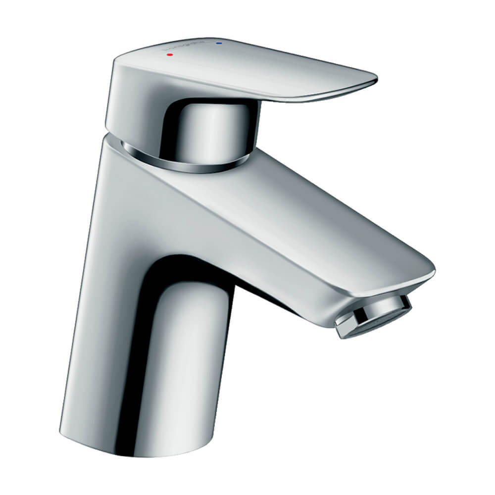 Hansgrohe Logis  Смеситель для раковины 70 однорычажный с донным клапаном хром