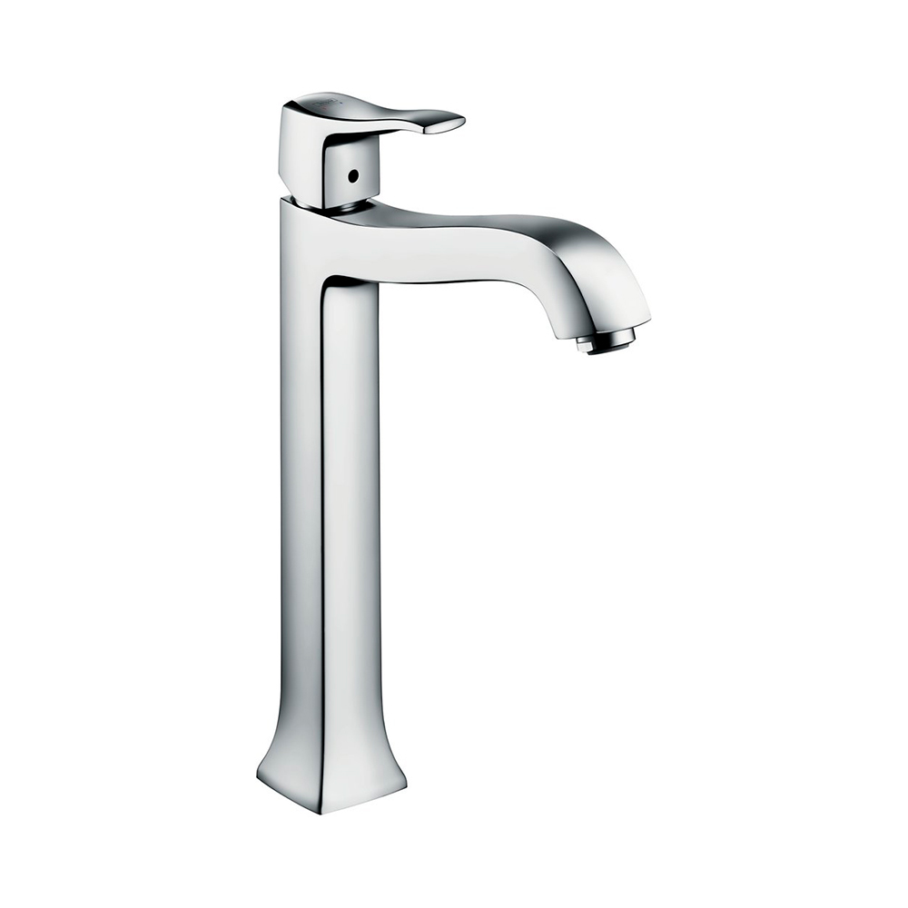 Hansgrohe Metris Classic Смеситель для раковины с высоким изливом и сливным гарнитуром хром