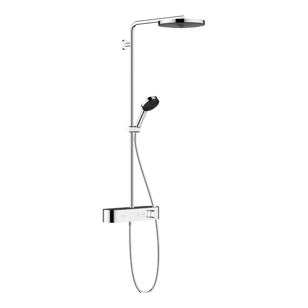 Hansgrohe Pulsify S Showerpipe Душевая система 260 1jet с ShowerTablet Select 400 хром