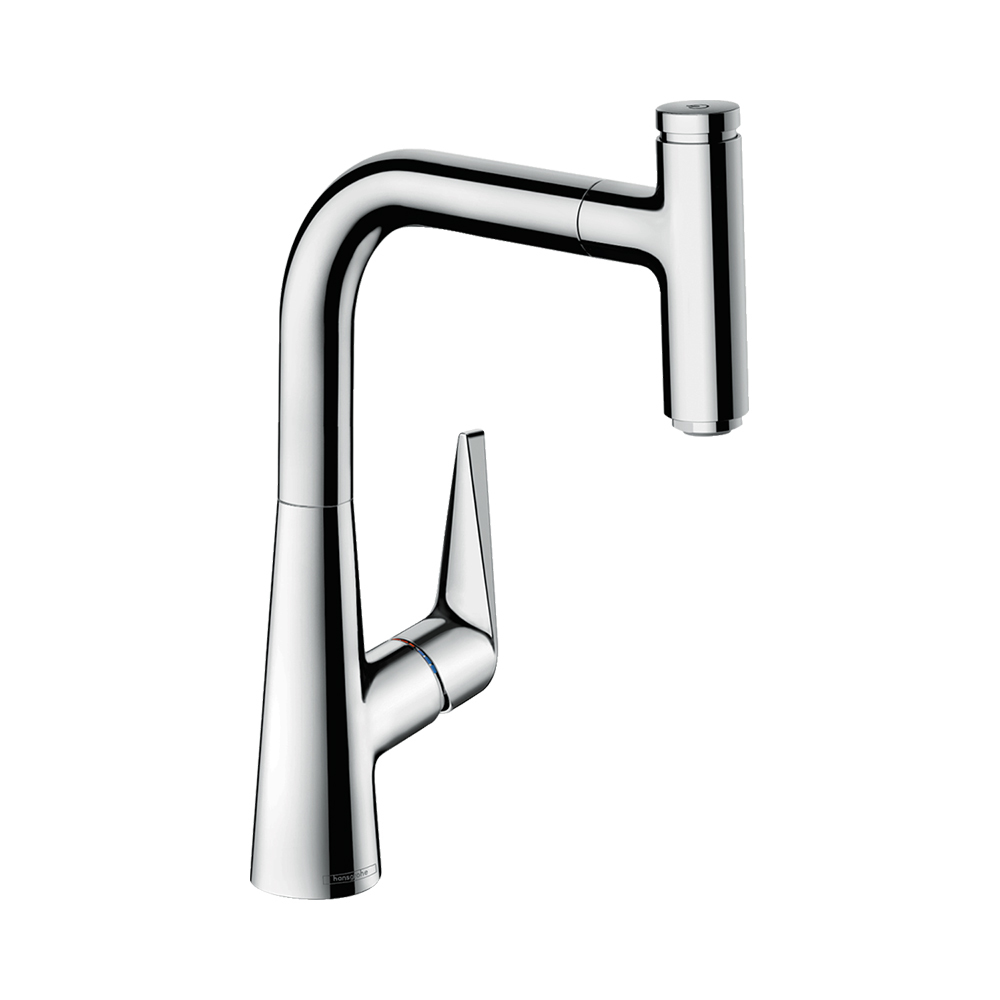 Hansgrohe Talis Select M51 Кухонный смеситель однорычажный 220 с вытяжным изливом 1jet sBox хром