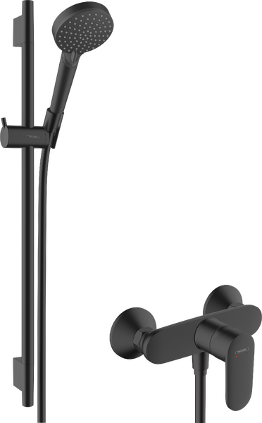 Душевая система Hansgrohe Vernis Blend 26958670. черный матовый