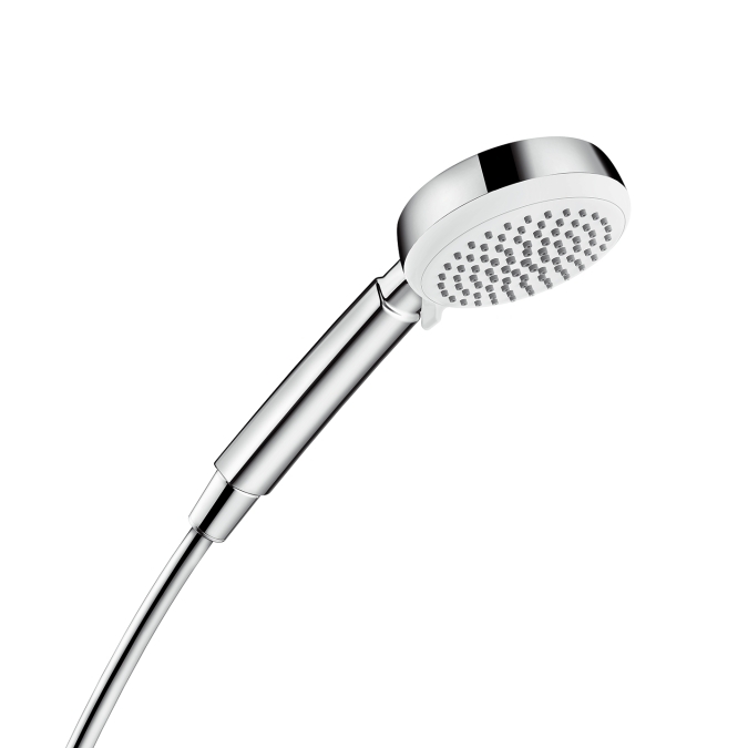 Hansgrohe Crometta 100 Vario ручной душ хром-белый матовый