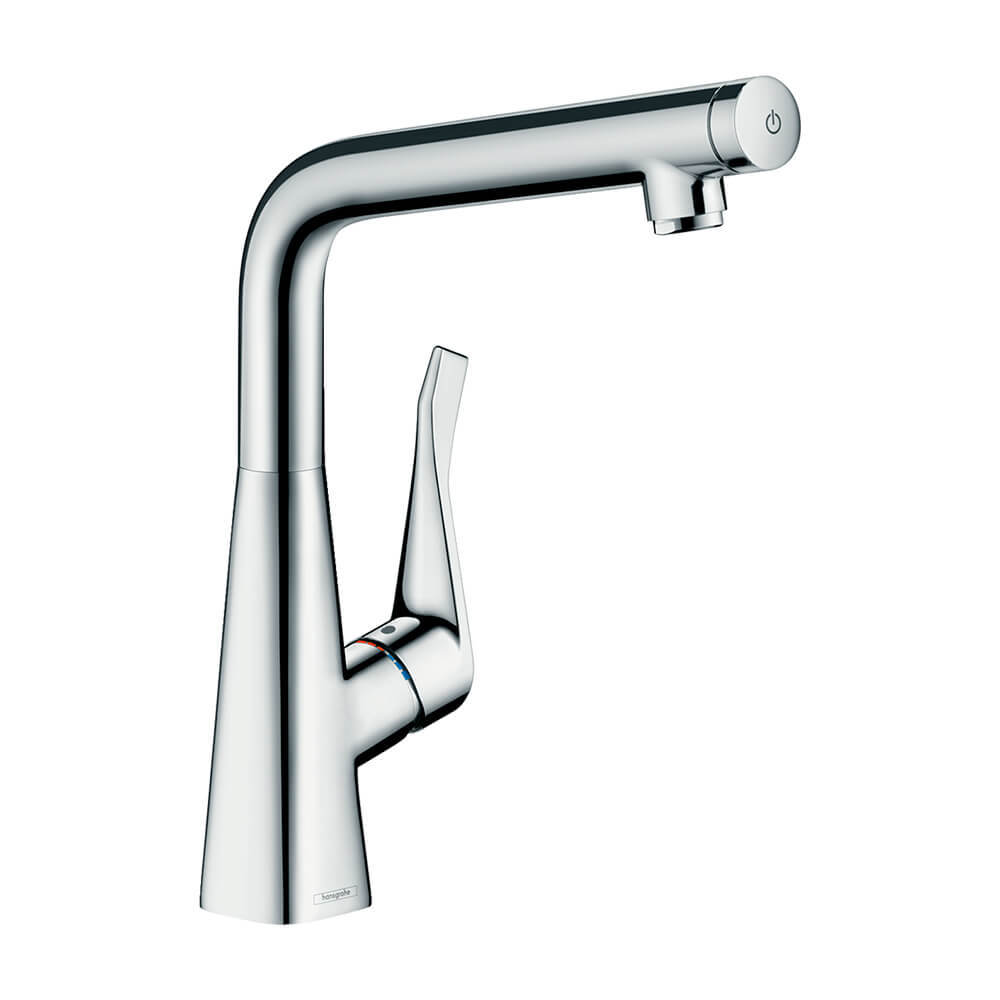 Hansgrohe Metris Select M71 Кухонный смеситель однорычажный 320 Eco 1jet хром