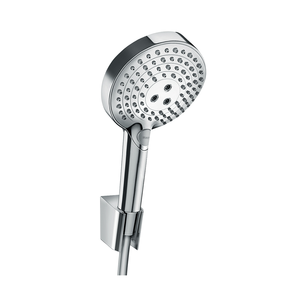 Hansgrohe Raindance Select S Душевой набор 120 3jet PowderRain с держателем и шлангом  160 см хром