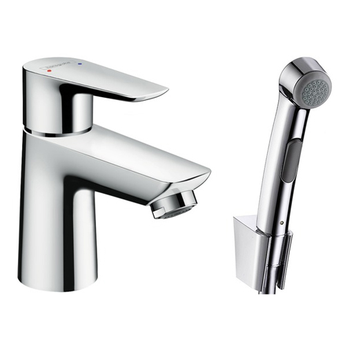 Hansgrohe Talis E Набор для биде со сливным клапаном Push-Open хром