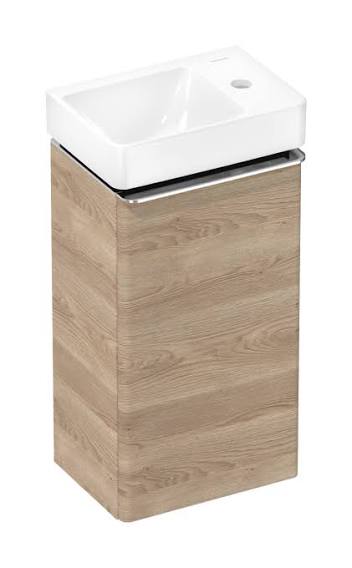 Тумба с раковиной Hansgrohe Xelu Q 54367000 340/245 натуральный дуб/хром