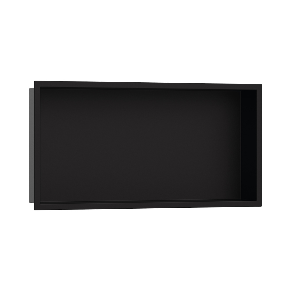 Hansgrohe XtraStoris Original Встраиваемая в нишу полка 300/600/100 черный матовый