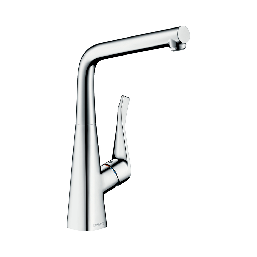 Hansgrohe Metris M71 Кухонный смеситель однорычажный 320 для установки перед окном 1jet хром