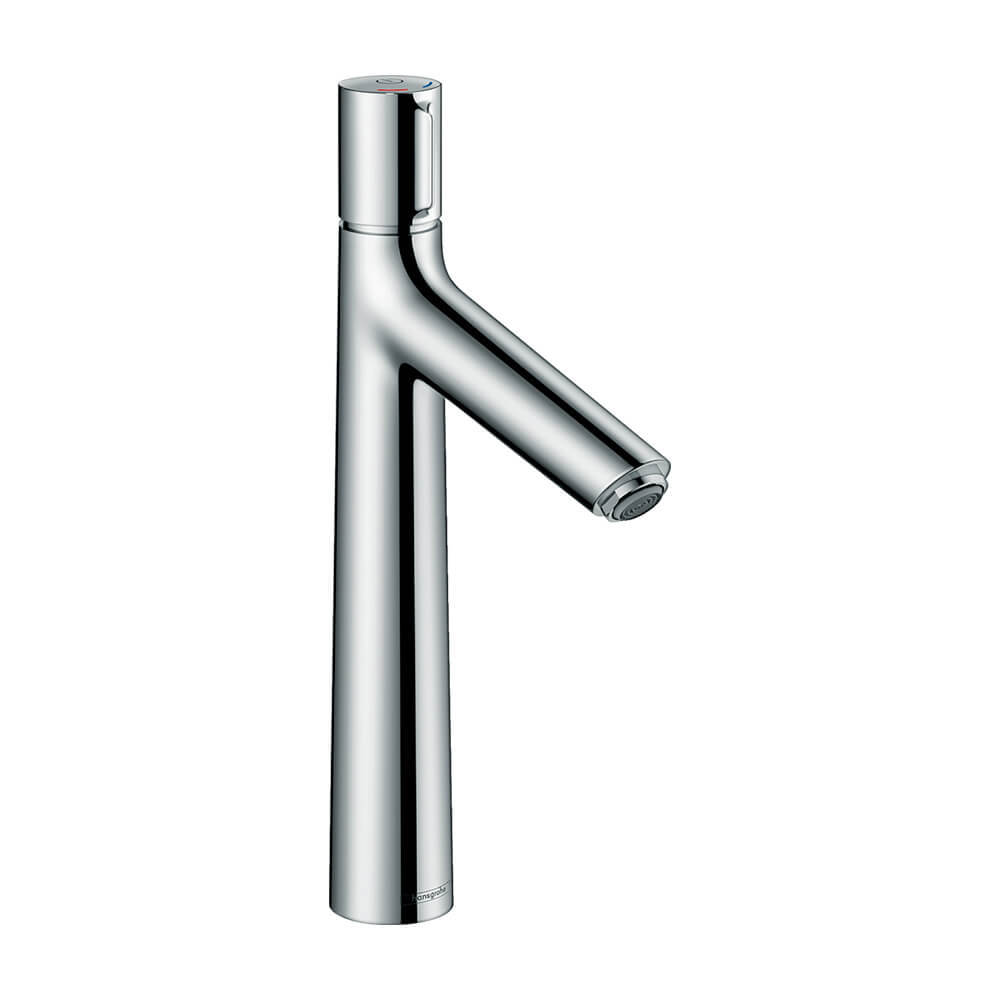 Hansgrohe Talis Select S Смеситель для раковины 190 с высоким изливом и сливным гарнитуром хром