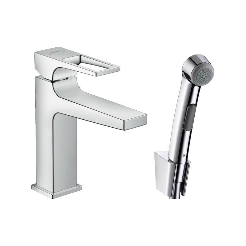 Hansgrohe Metropol Смеситель для раковины с гигиеническим душем хром