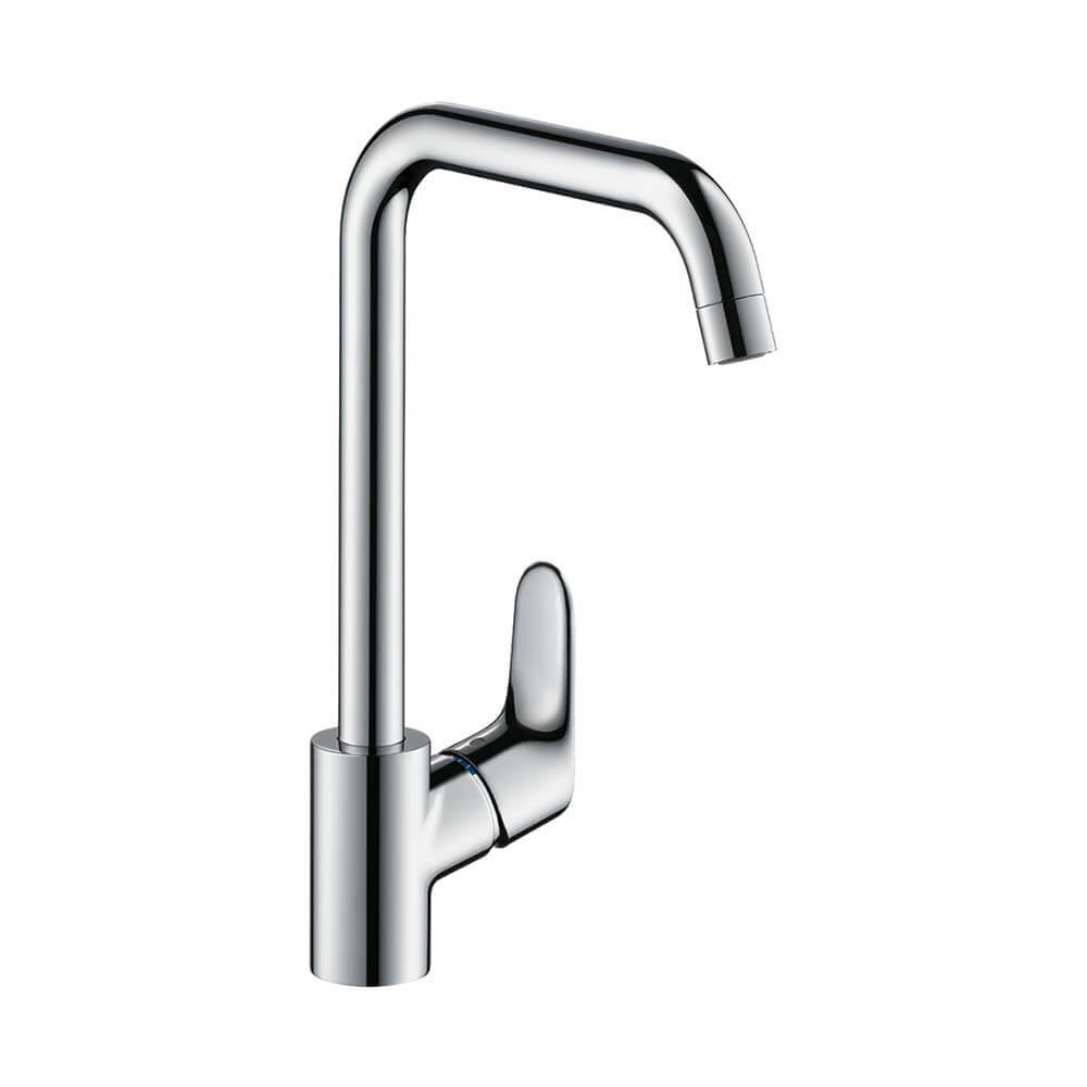 Hansgrohe Focus M41 Кухонный смеситель однорычажный 260 для водонагревателей открытого типа 1jet хром