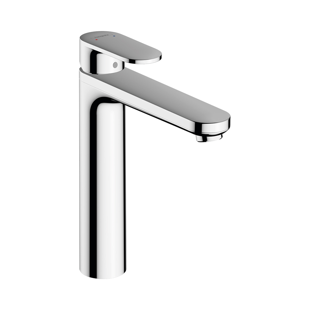 Hansgrohe Vernis Blend Смеситель для раковины однорычажный 190 с изолированным каналом для воды и сливным гарнитуром хром