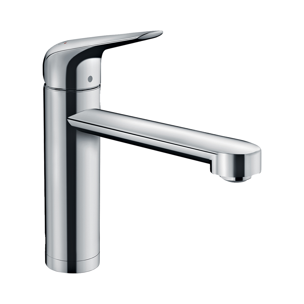 Hansgrohe Focus M42 Кухонный смеситель однорычажный 120 для установки перед окном 1jet хром