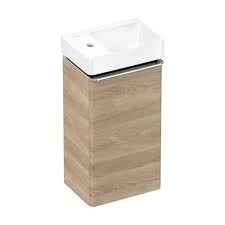 Тумба с раковиной Hansgrohe Xelu Q 54364000 340/245 натуральный дуб/хром