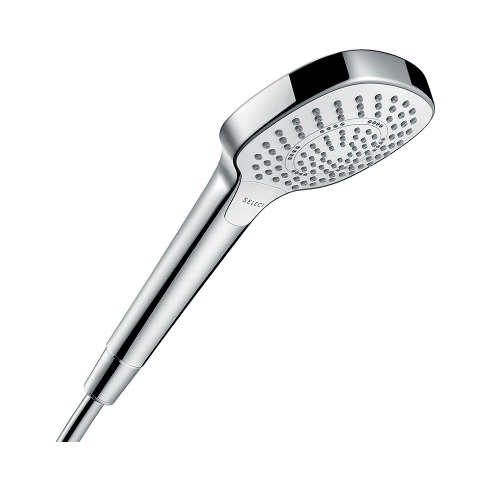 Hansgrohe Croma Select E Ручной душ Croma Select E Multi EcoSmart 9л/мин хром-белый матовый