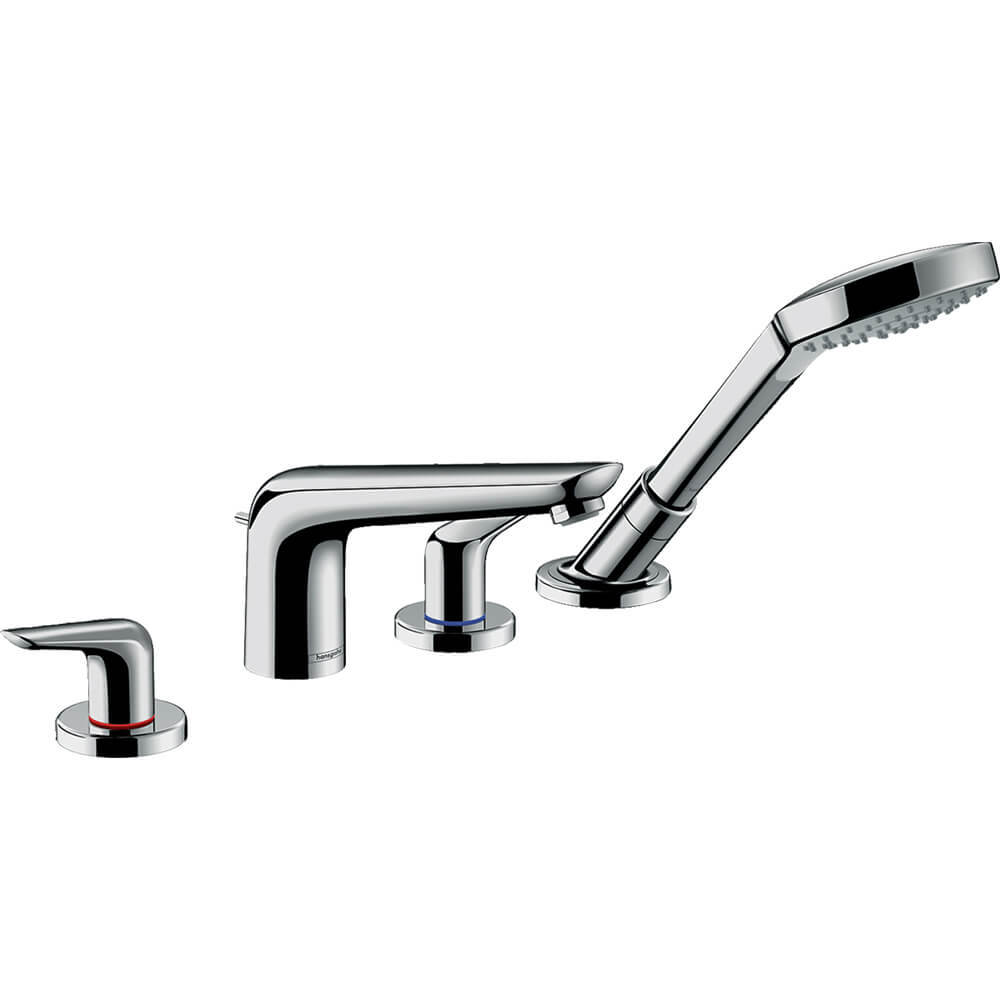 Hansgrohe Novus Смеситель на край ванны на 4 отверстия хром