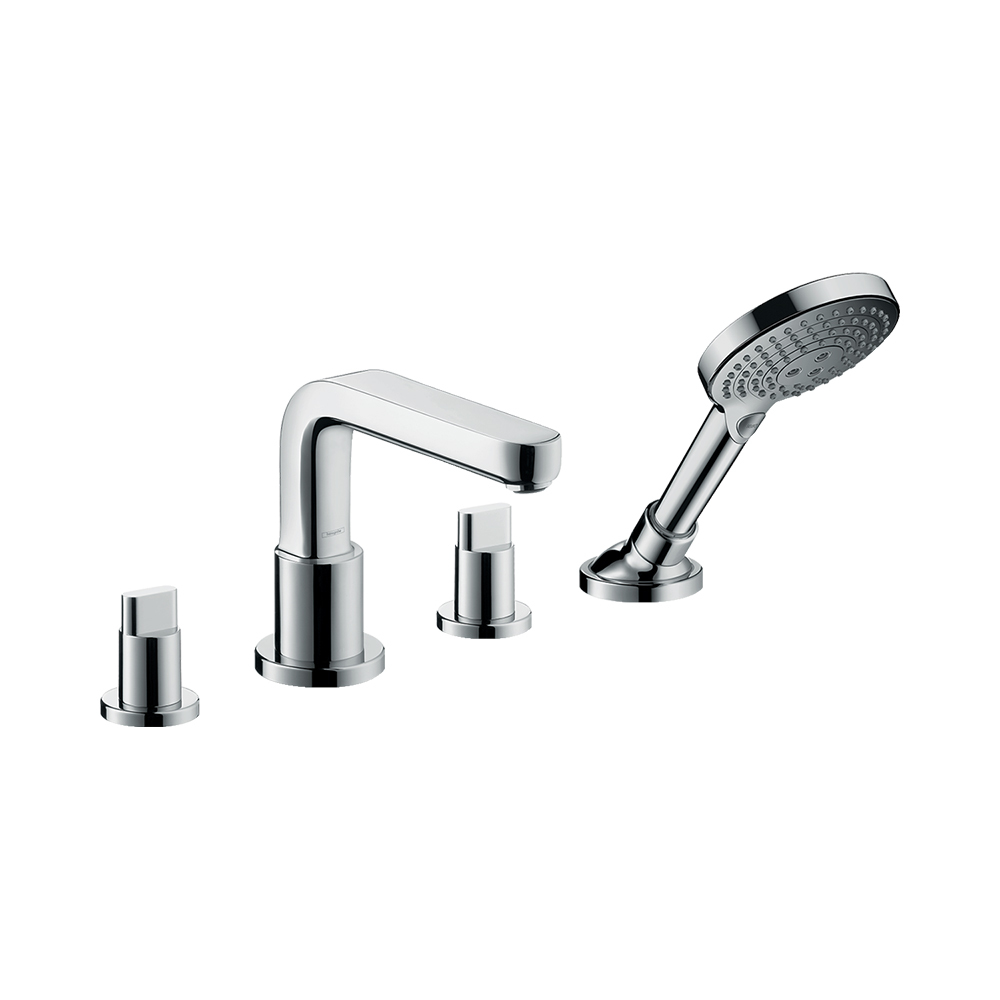 Hansgrohe Metris S Смеситель на край ванны на 4 отверстия хром