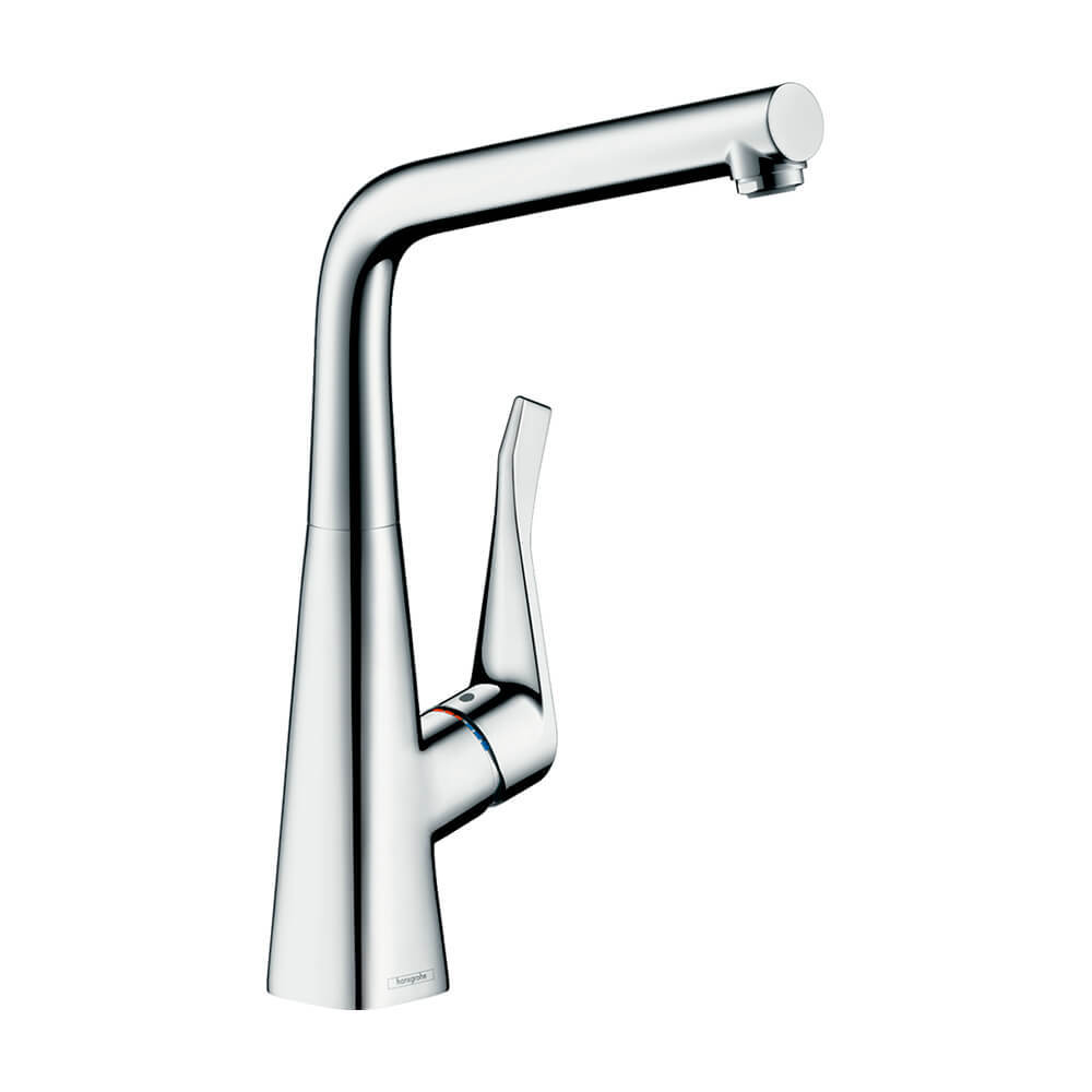 Hansgrohe Metris M71 Кухонный смеситель однорычажный 320 Eco 1jet хром