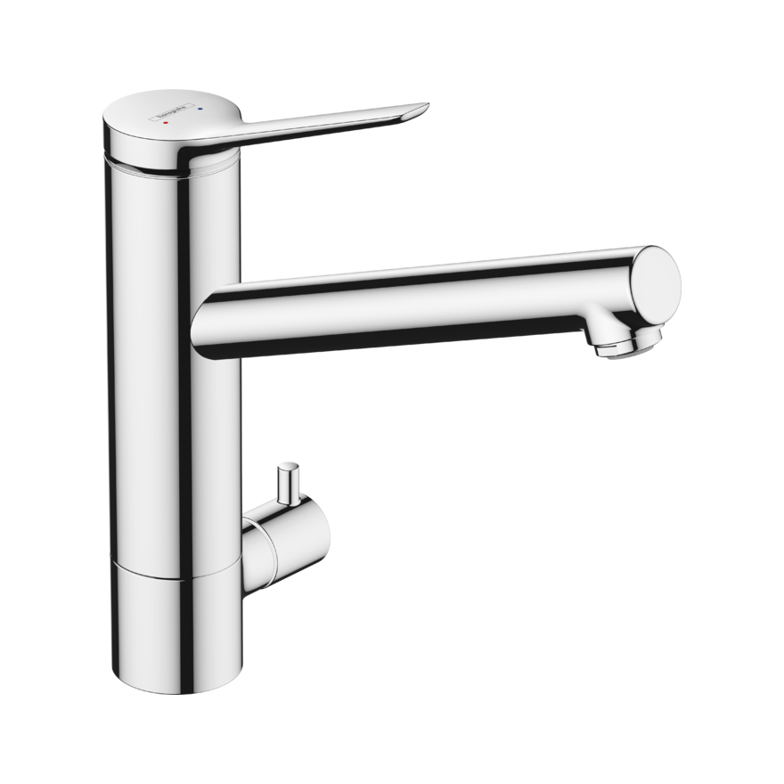 Hansgrohe Zesis M33 Кухонный смеситель 200 1jet c запорным вентилем CoolStart хром