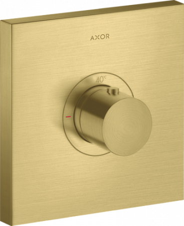 Термостат AXOR ShowerSelect HighFlow, скрытого монтажа, квадратный, матовая латунь