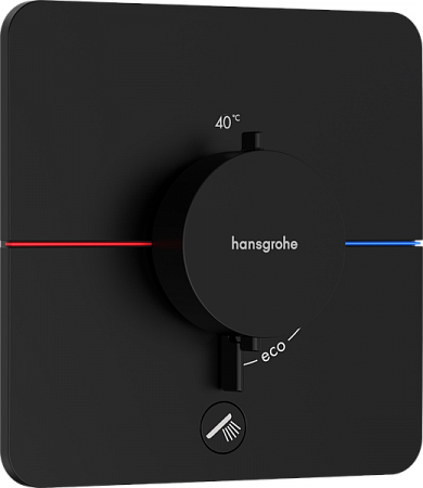 Термостат для скрытой установки Hansgrohe ShowerSelect Comfort Q. 15589670. черный матовый