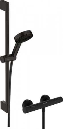 Душевая система Hansgrohe Pulsify Select S 24262670. черный матовый