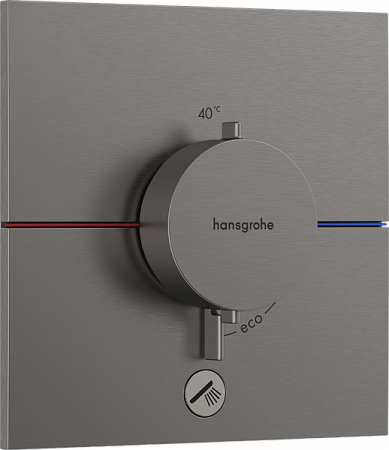 Термостат для скрытой установки Hansgrohe ShowerSelect Comfort E. 15575340. матовый черный хром