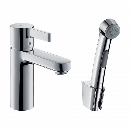 Hansgrohe Metris S Смеситель для раковины с гигиеническим душем хром