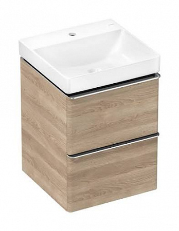 Тумба с раковиной Hansgrohe Xelu Q 54370000 480/475 натуральный дуб/хром