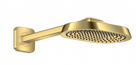 Верхний душ AXOR ShowerSphere 250/160 1jet EcoSmart+ с душевой штангой. полированное золото